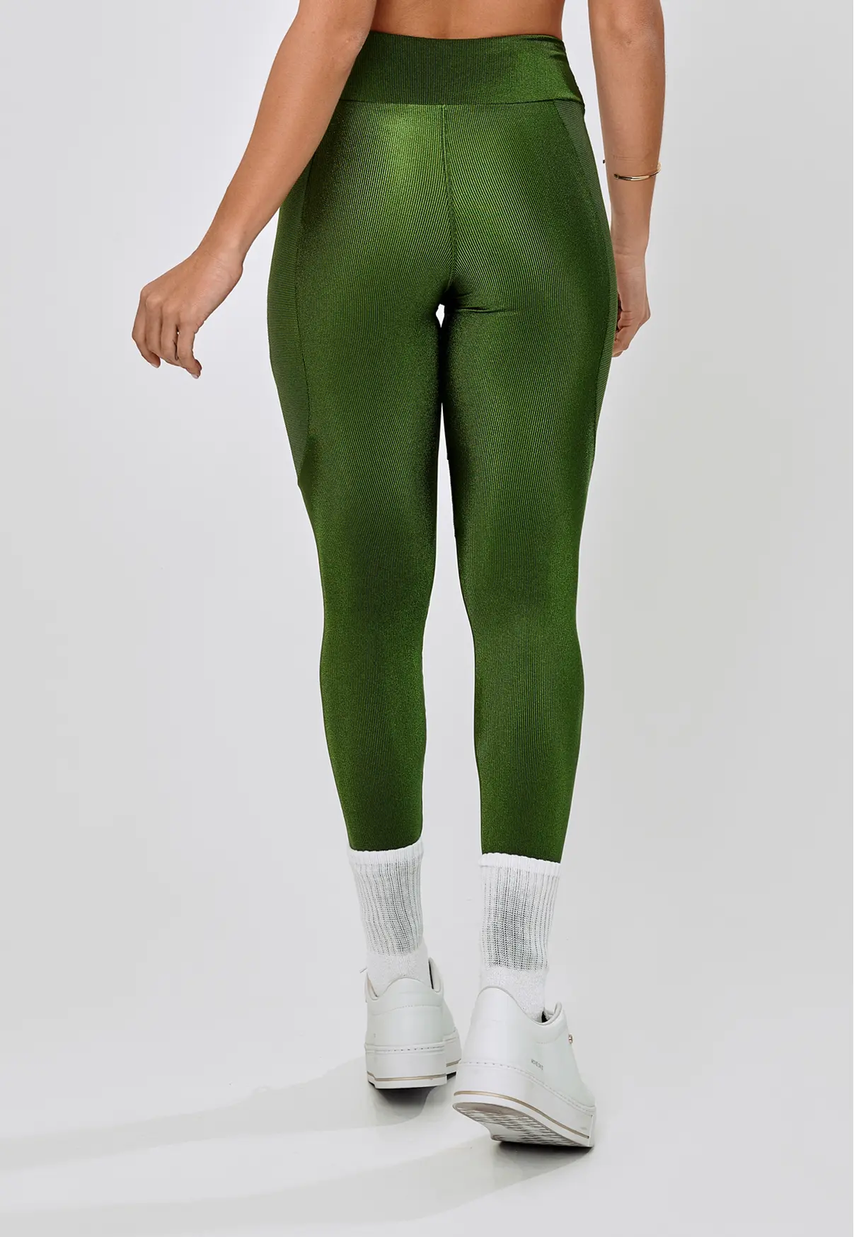 LEGGING RECORTE LATERAL - VERDE ELITE