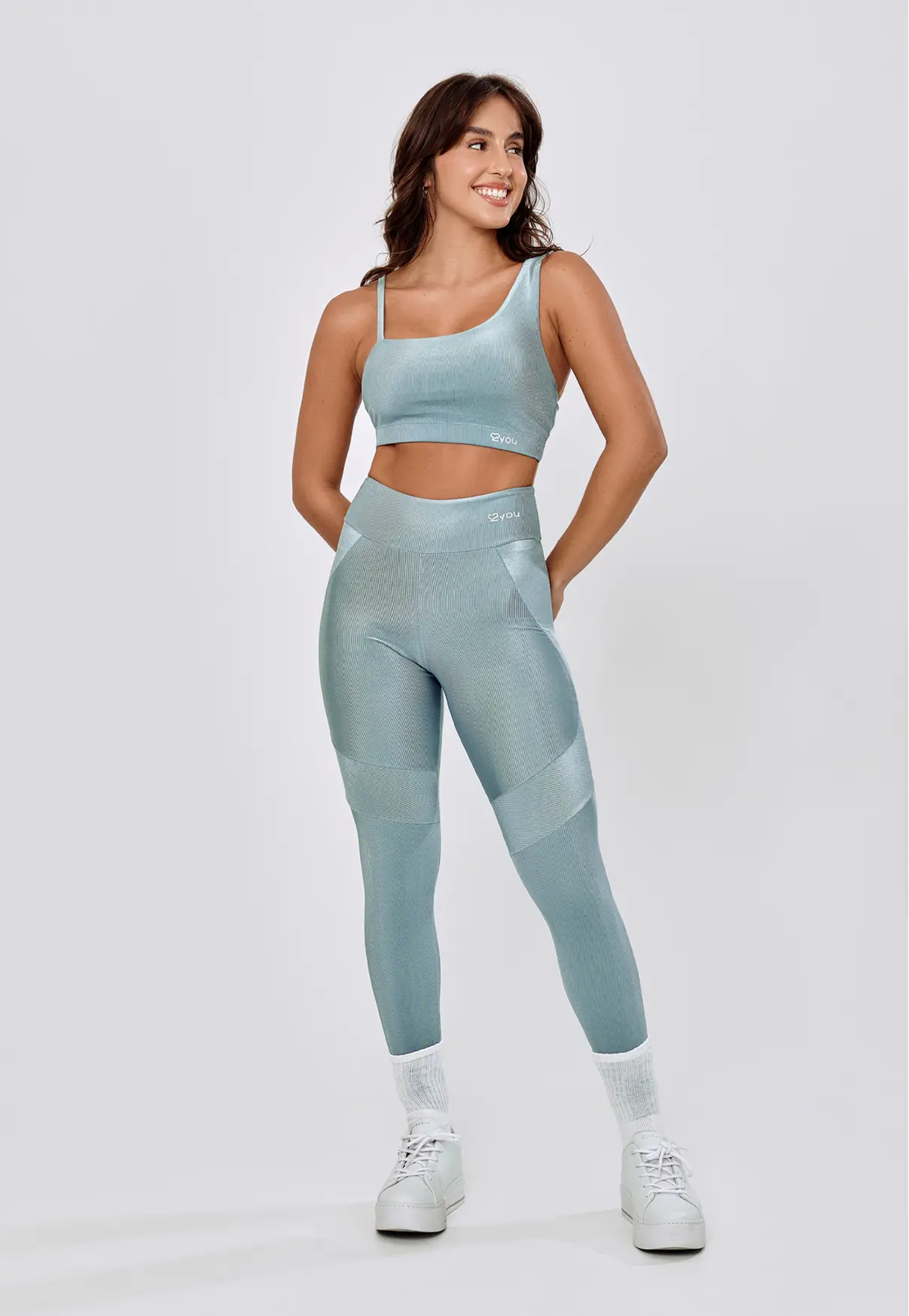 TOP MINIMAL - AZUL PEDRA