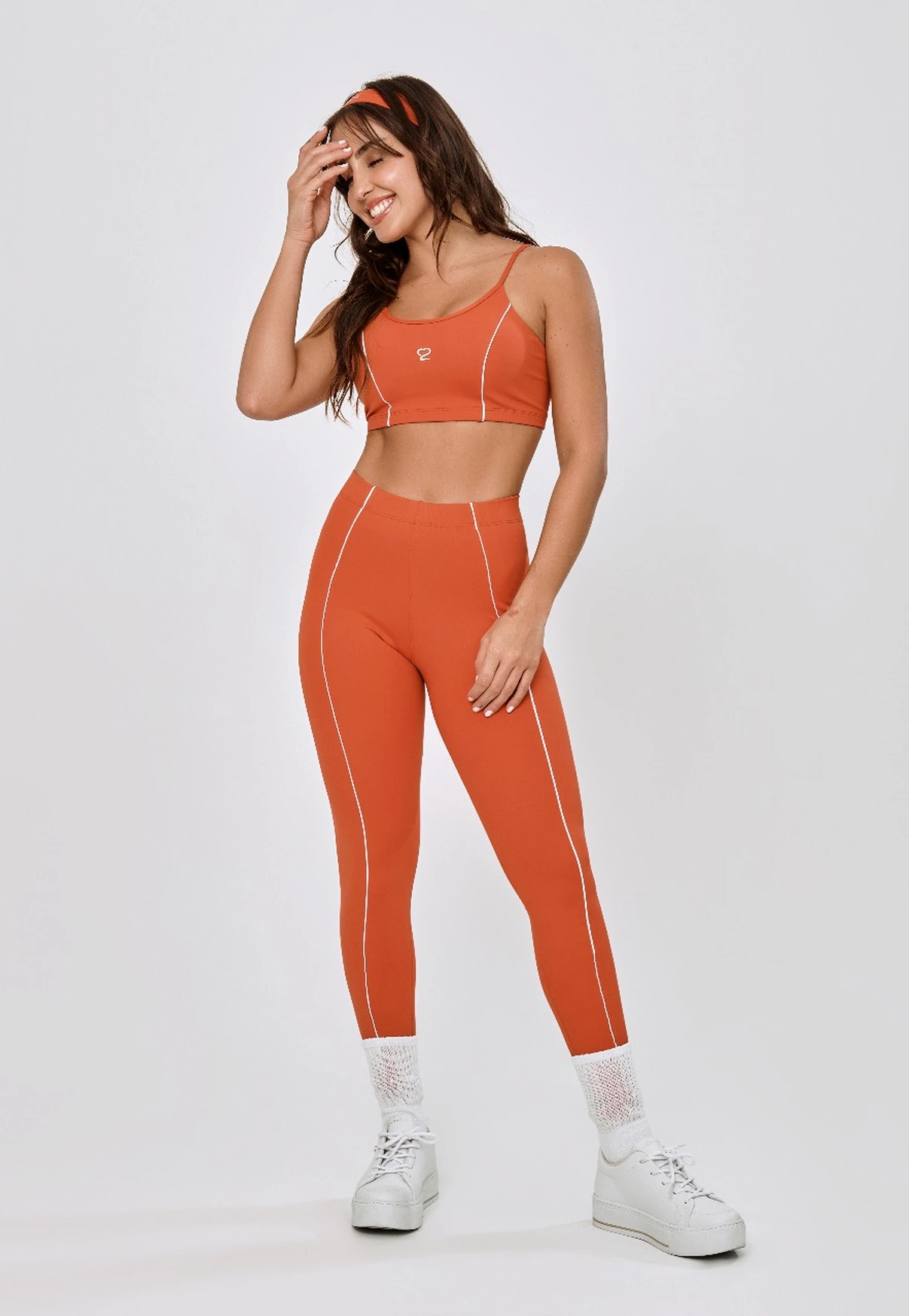CALÇA LEGGING COM VIVO NA FRENTE FOLK