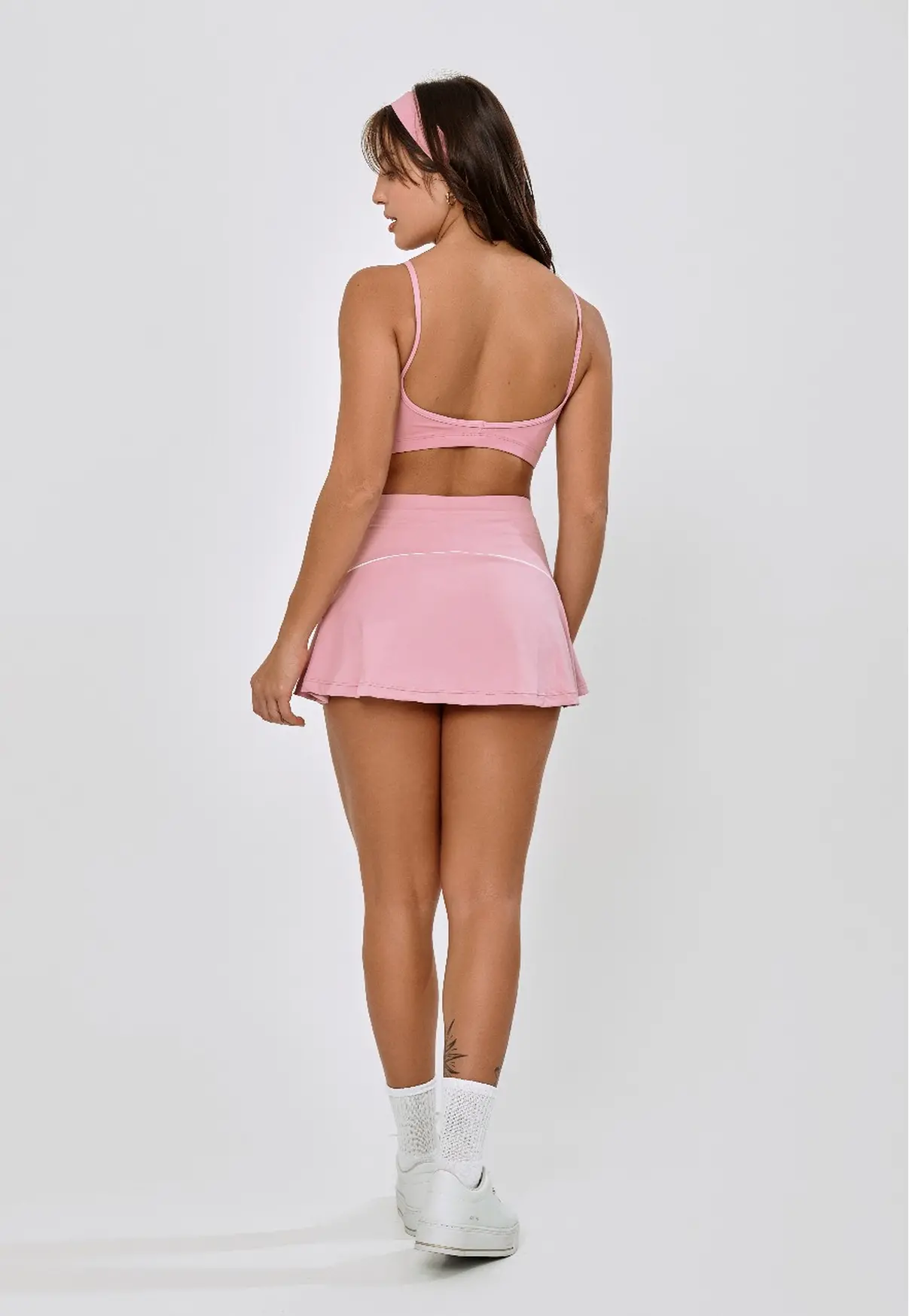 SHORT SAIA TENISTA ROSA QUARTZO