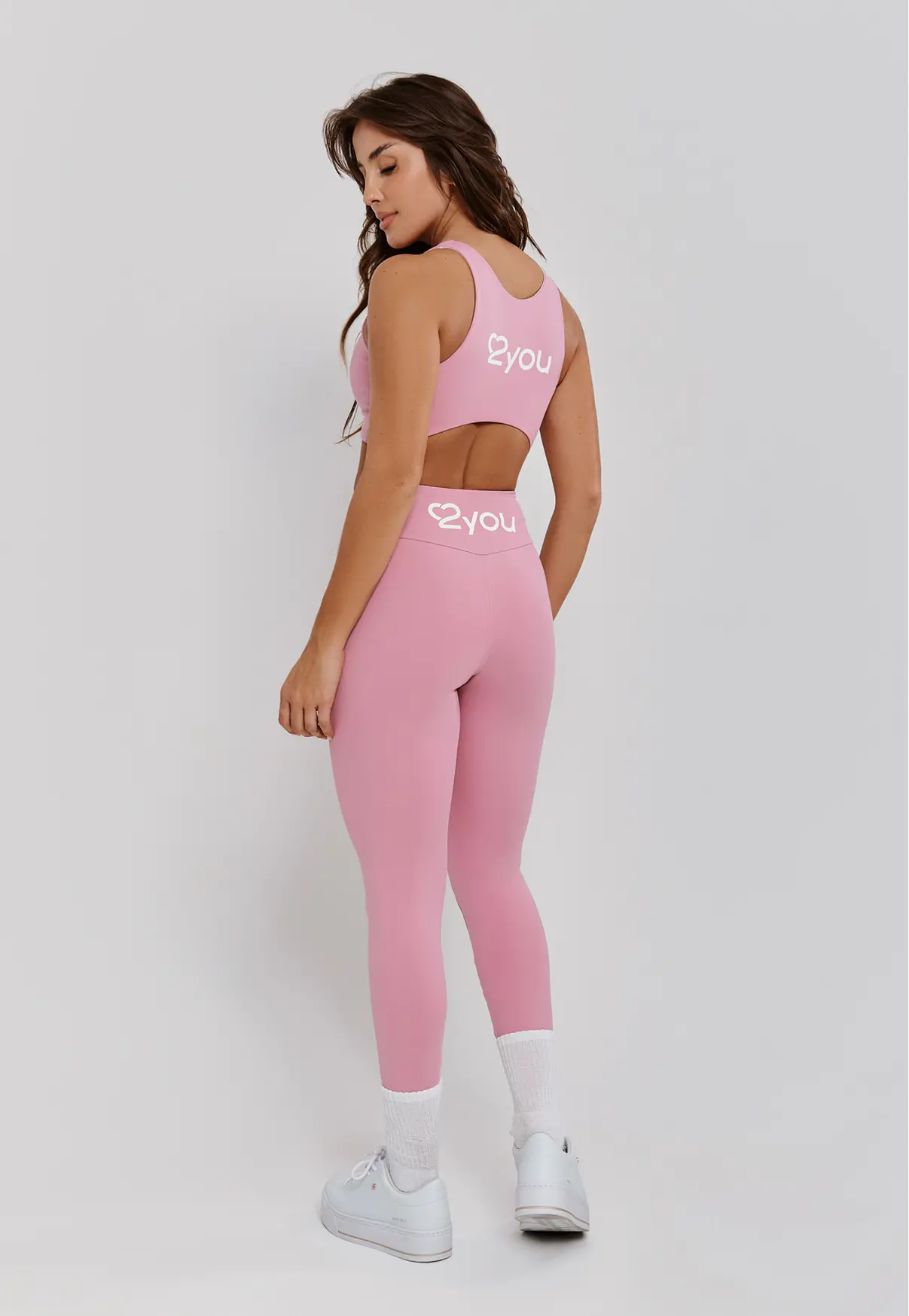LEGGING CÓS ACENTUADO E SILK ROSA QUARTZO- POLIAMIDA FIO DUPLO