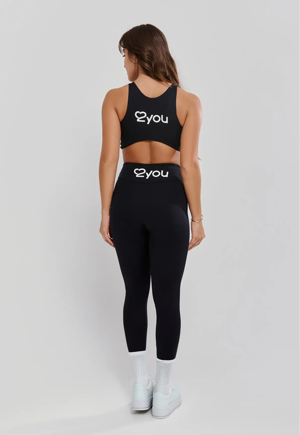 LEGGING CÓS ACENTUADO E SILK PRETO- POLIAMIDA FIO DUPLO