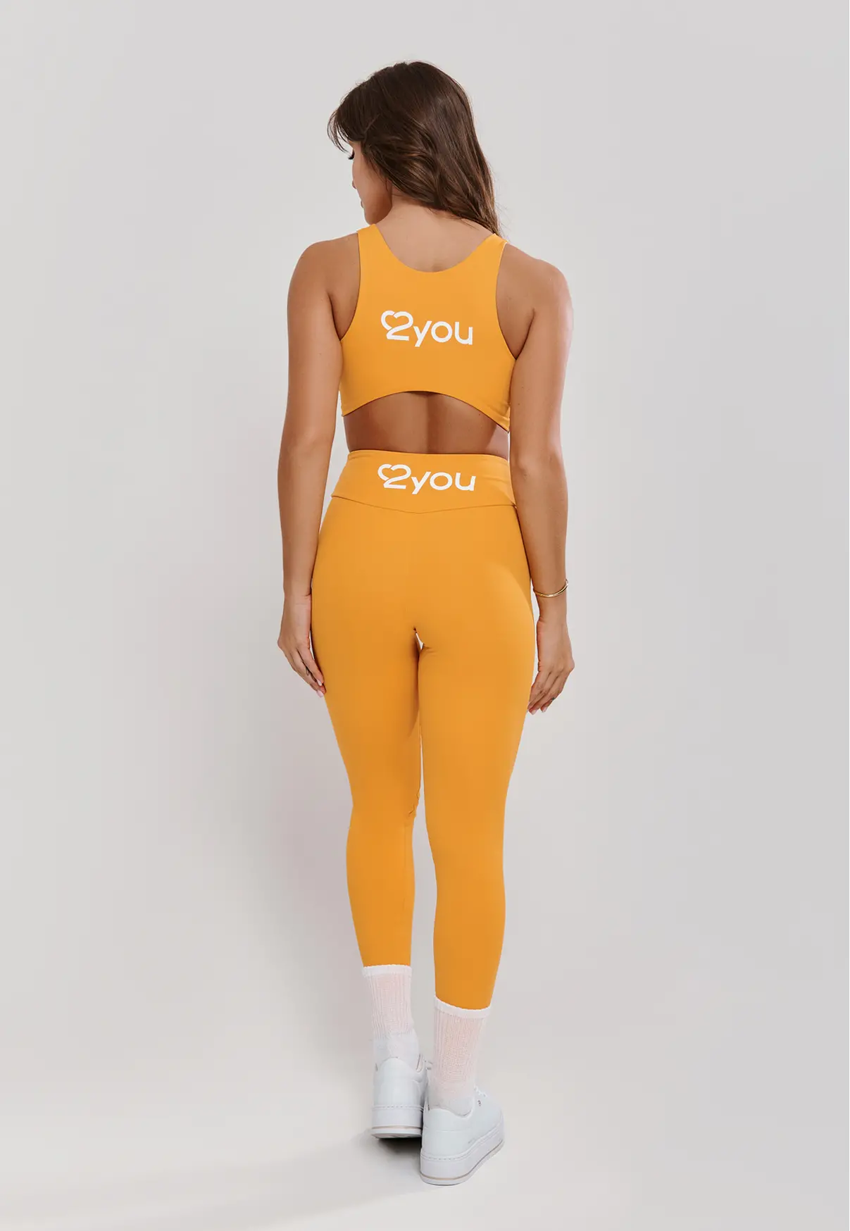 LEGGING CÓS ACENTUADO E SILK LARANJA AMBAR- POLIAMIDA FIO DUPLO