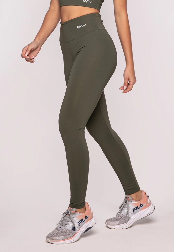 LEGGING COM BOLSO DE ZÍPER NO CÓS COSTA VERDE ELITE - POLIAMIDA