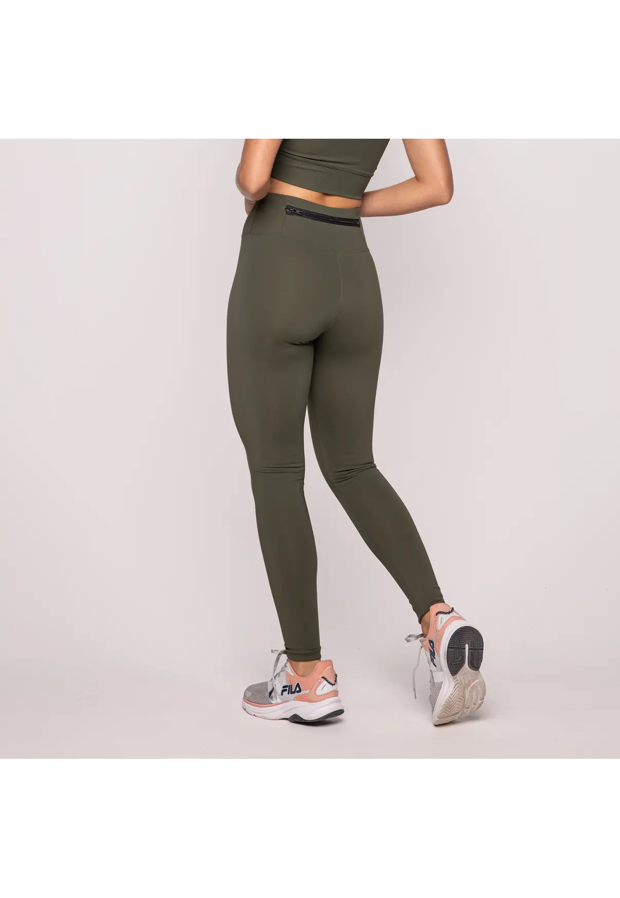 LEGGING COM BOLSO DE ZÍPER NO CÓS COSTA VERDE ELITE - POLIAMIDA