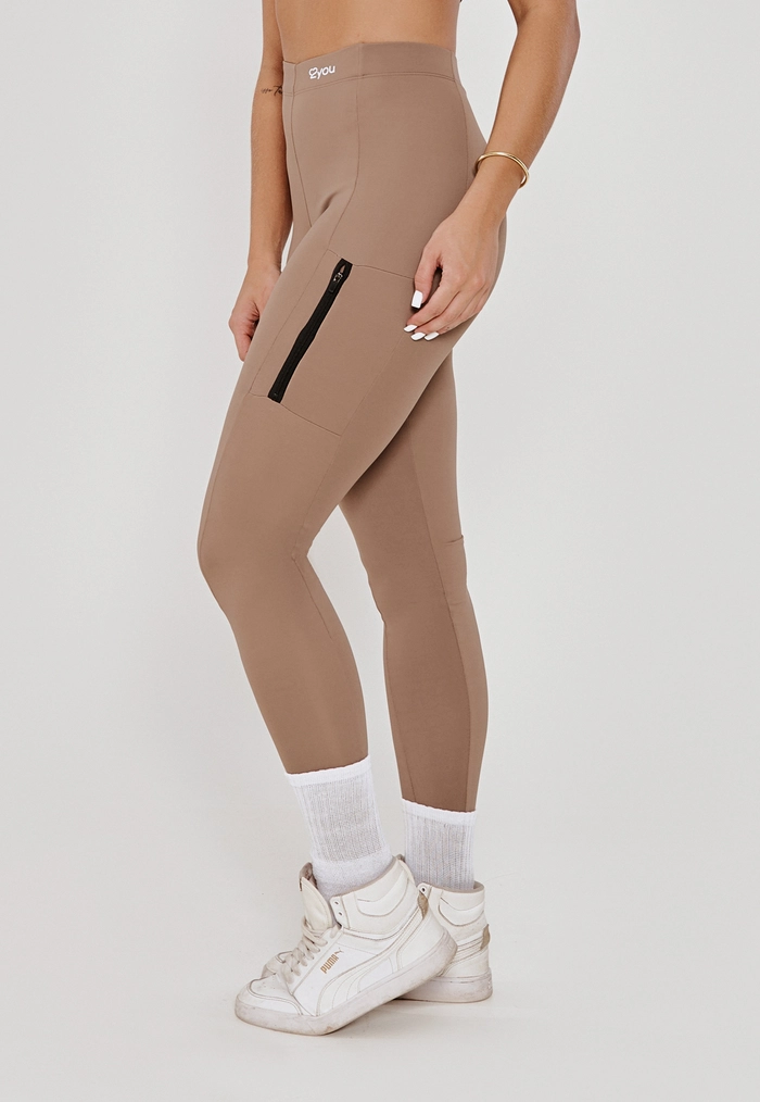 LEGGING BOLSO COM ZÍPER LATERAL NUTS- POLIAMIDA FIO DUPLO