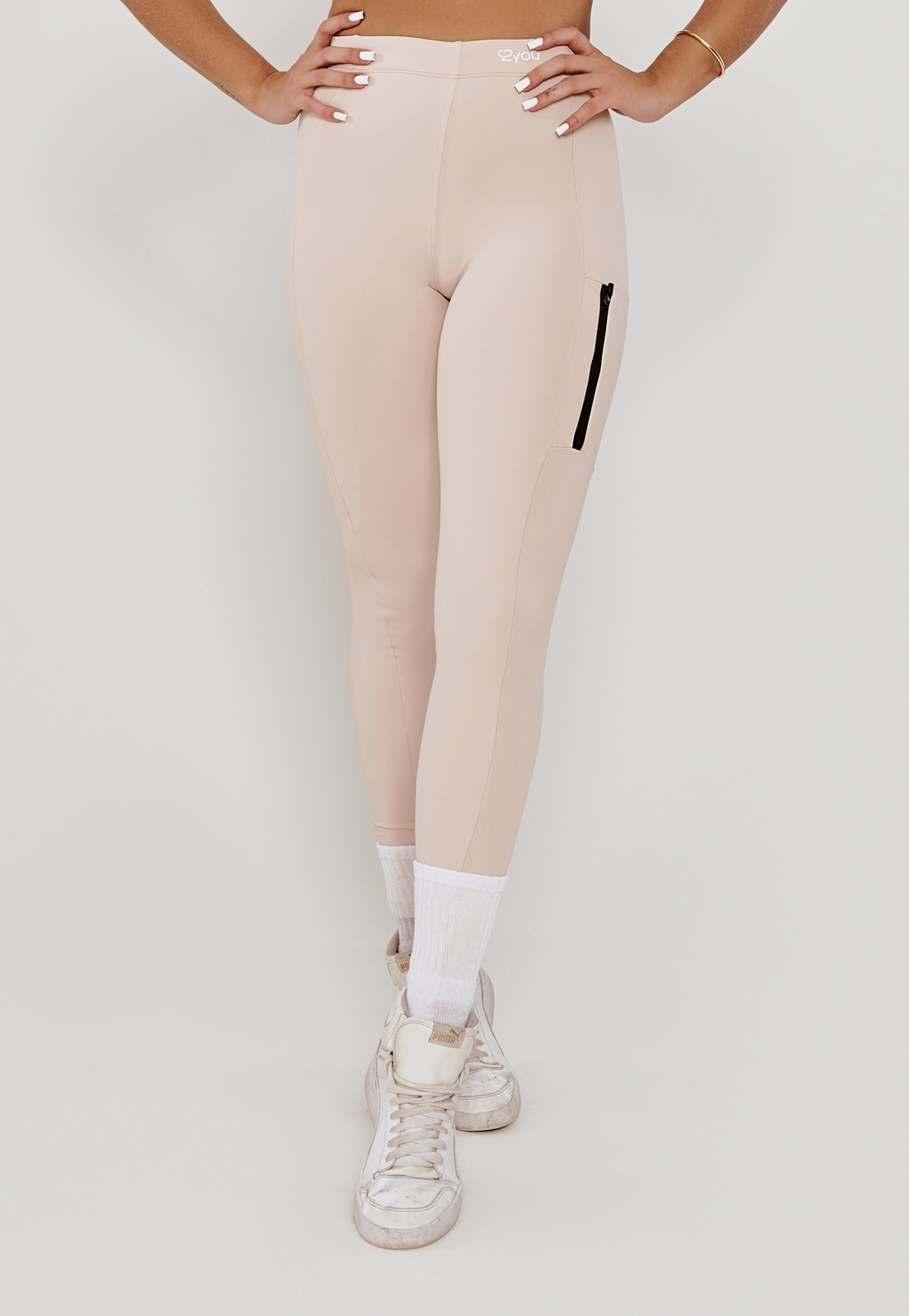 LEGGING BOLSO COM ZÍPER LATERAL LUNA- POLIAMIDA FIO DUPLO