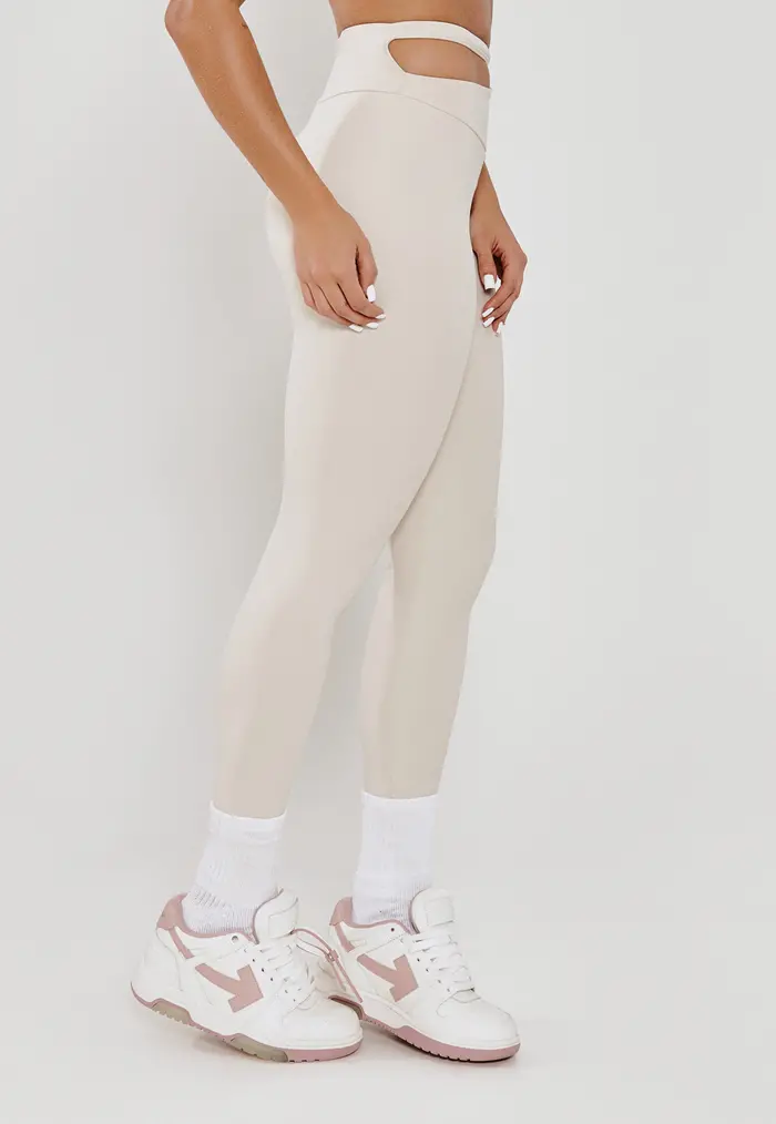 LEGGING CÓS ASSIMÉTRICO LUNA- POLIAMIDA FIO DUPLO.