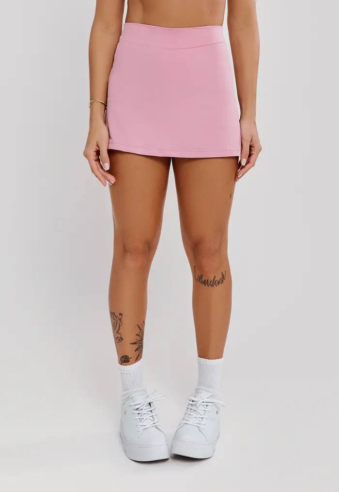 SHORT SAIA ROSA QUARTZO - POLIAMIDA FIO DUPLO