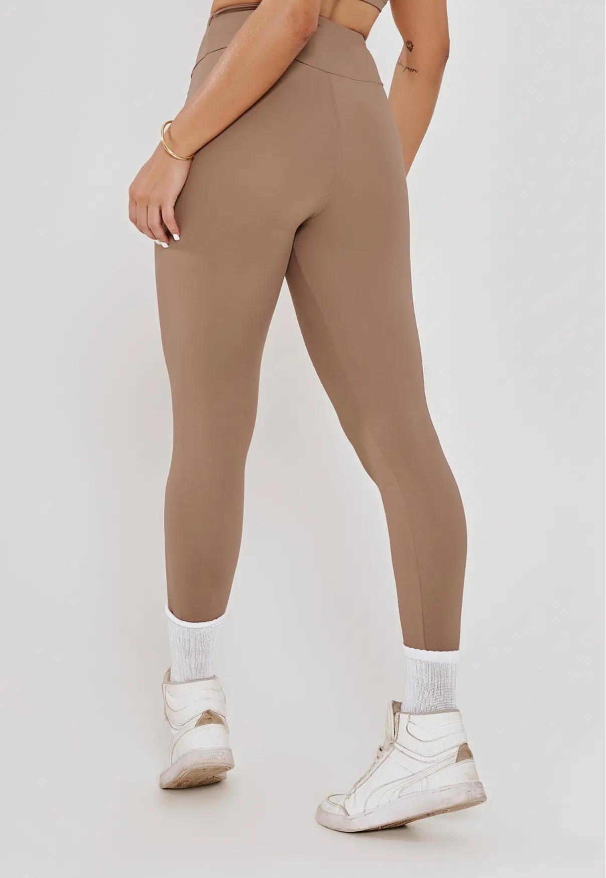 LEGGING CÓS ASSIMÉTRICO NUTS- POLIAMIDA FIO DUPLO