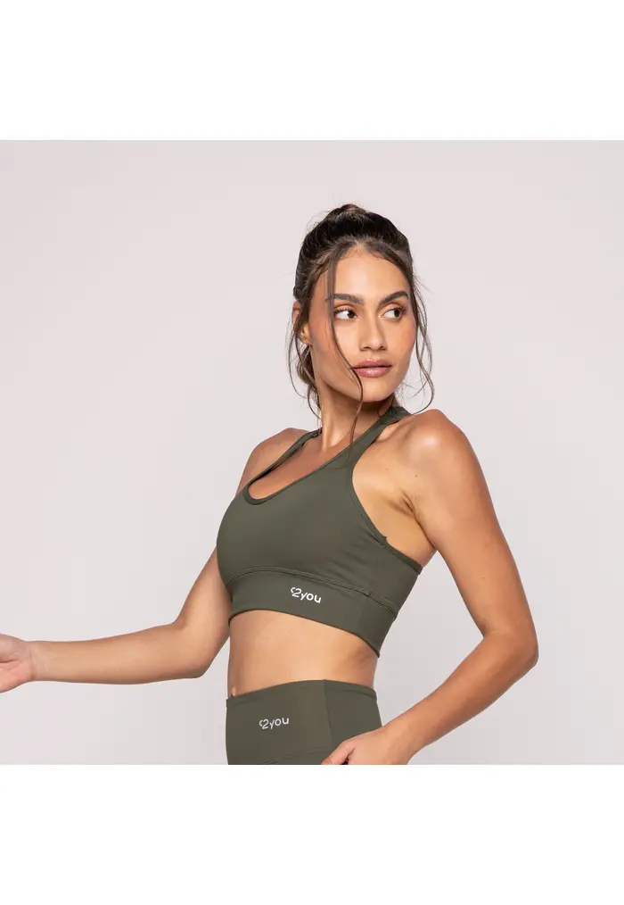TOP BÁSICO NADADOR FIO VERDE ELITE - POLIAMIDA