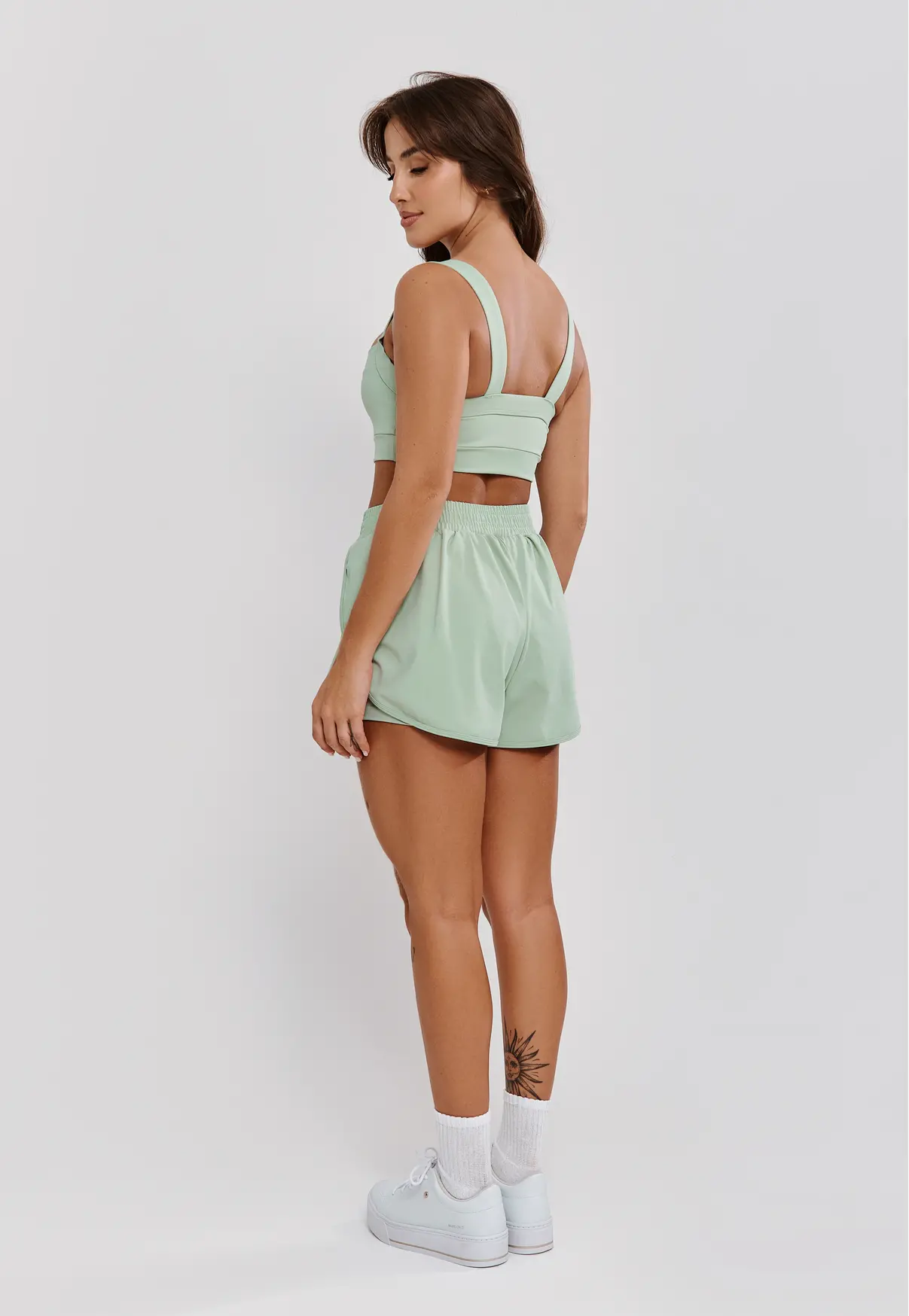 TOP FITNESS FEMININO SILK 2YOU POLIAMIDA- VERDE ALOE
