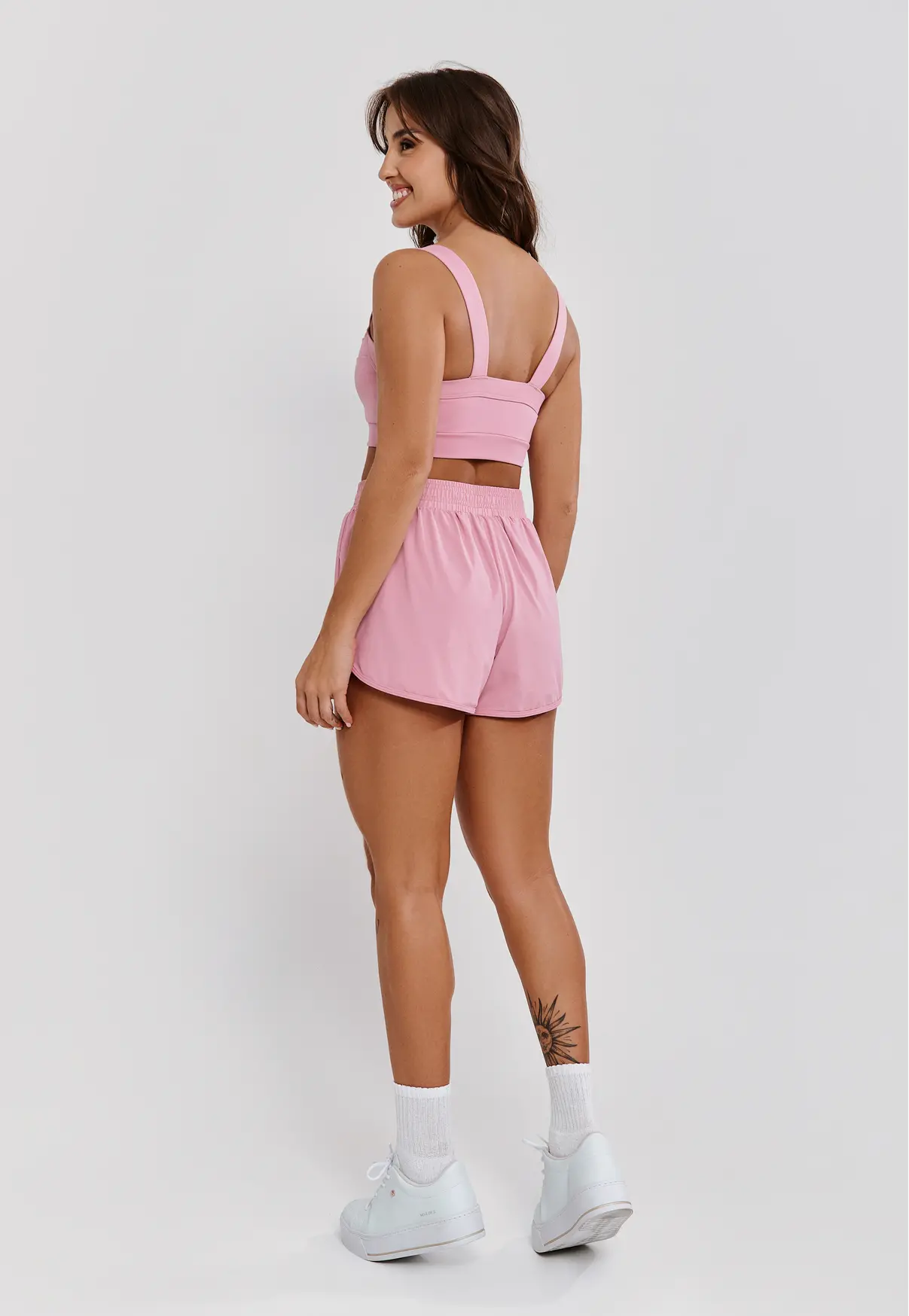 TOP FITNESS FEMININO SILK 2YOU POLIAMIDA- ROSA QUARTZO