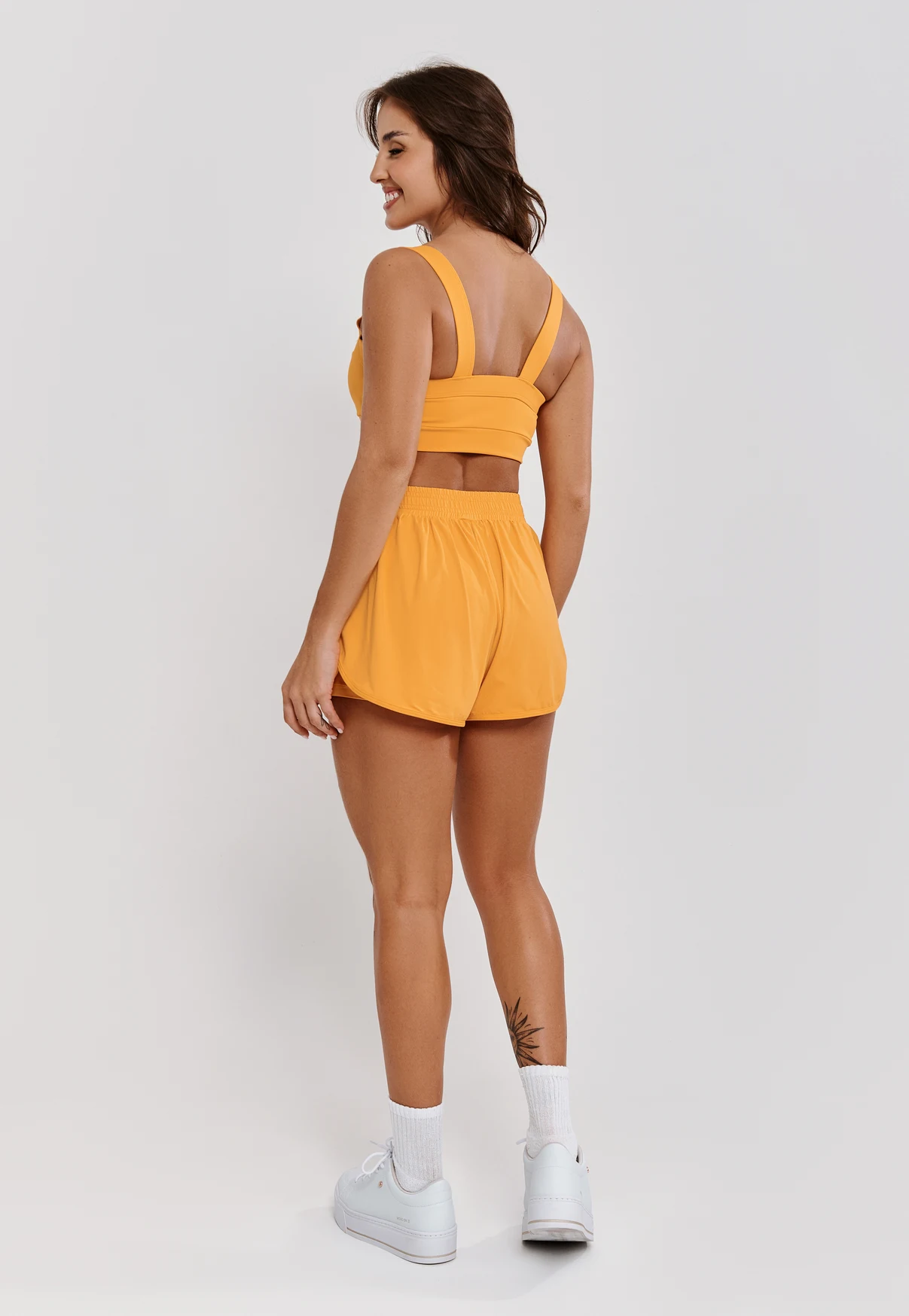 TOP FITNESS FEMININO SILK 2YOU POLIAMIDA- LARANJA AMBAR