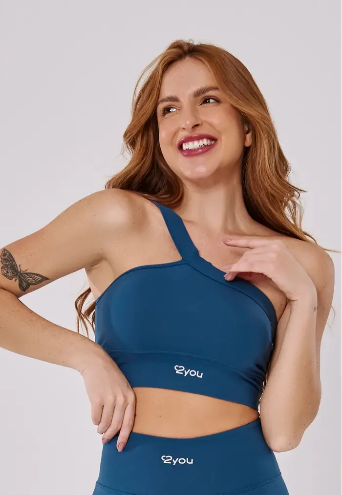 TOP OMBRO ÚNICO ELIXIR - POLIAMIDA