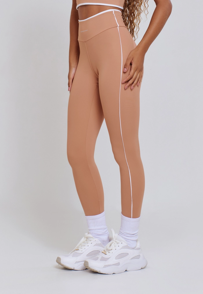 LEGGING BÁSICA COM VIVO NAS LATERAIS BORDA E CÓS POLIAMIDA MACHIATO