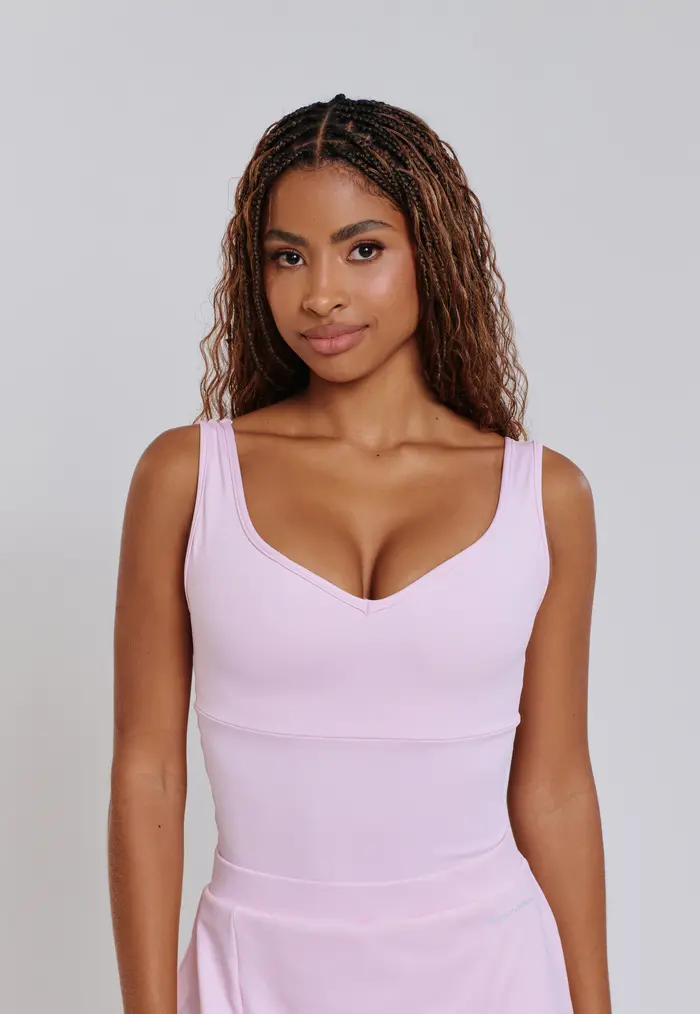 CAMISETA MINIMAL COM COMPRESSÃO LIGHT PINK