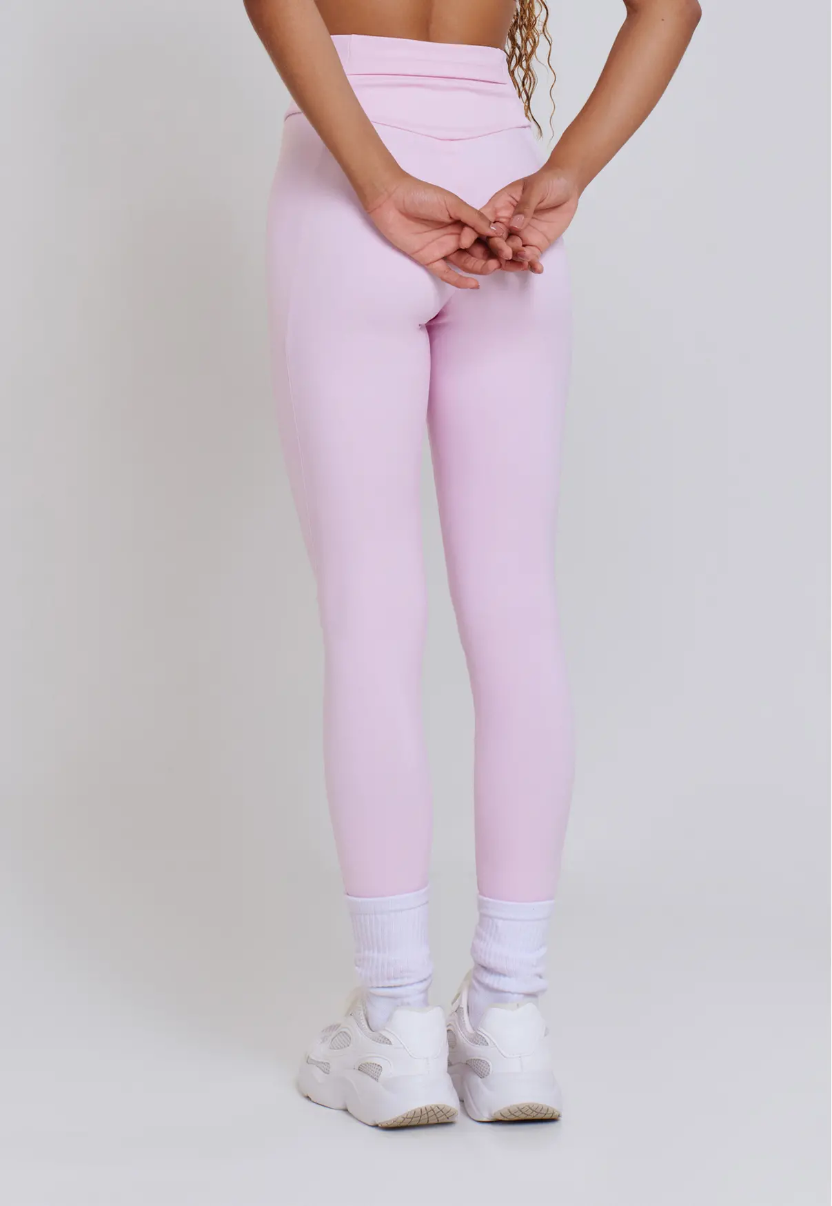 LEGGING COM TACO MINIMAL BOLSO COSTA LIGHT PINK
